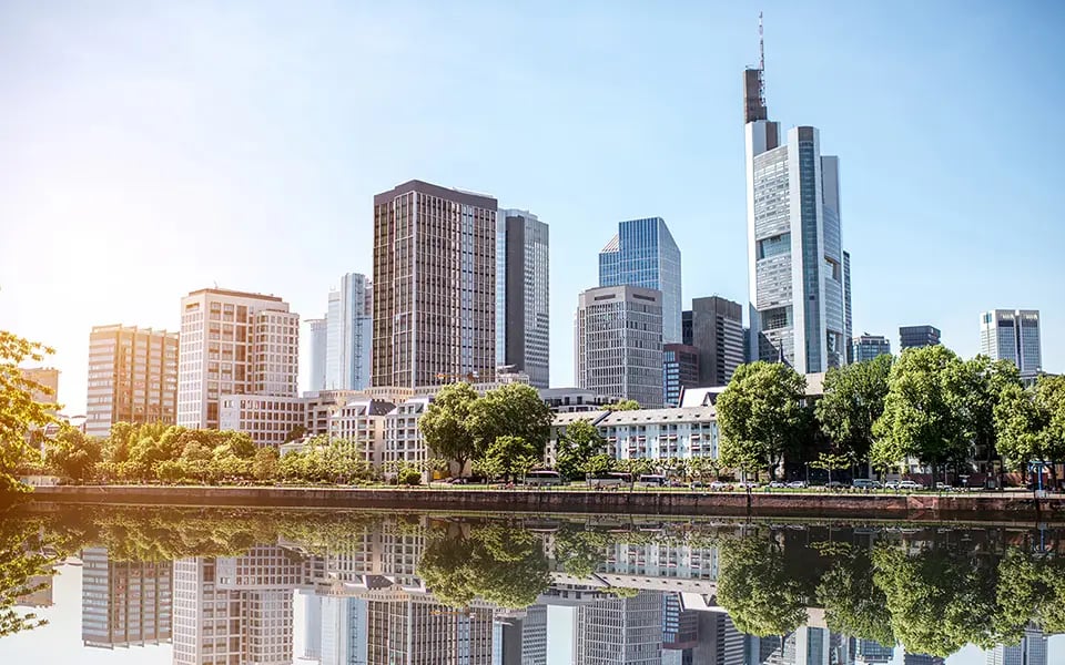 德国法兰克福天际线